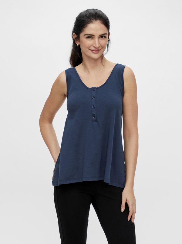 Mama.licious Dark blue pregnancy/breastfeeding tank top Mama.licious Elnora - Women