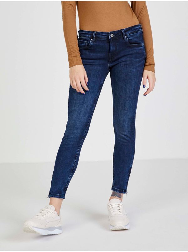 Pepe Jeans Dark Blue Skinny Fit Jeans Jeans Lola Zipper - Women