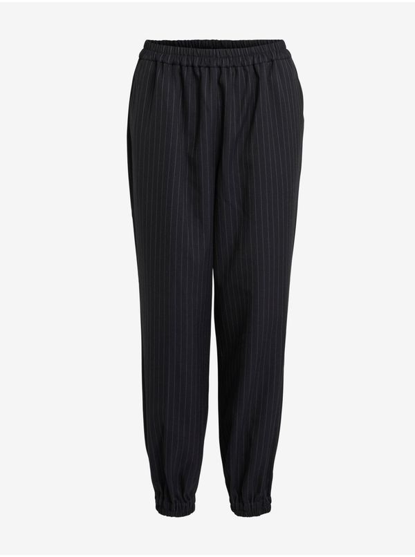 Vila Dark blue striped trousers VILA Petra - Ladies