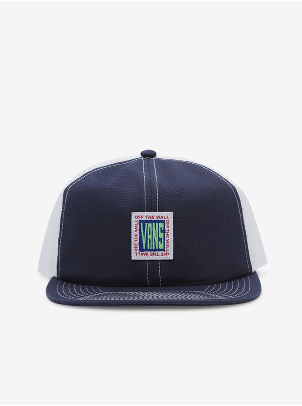 Vans Dark blue-white men's cap VANS Higher Place Unstructured Truck - Men's