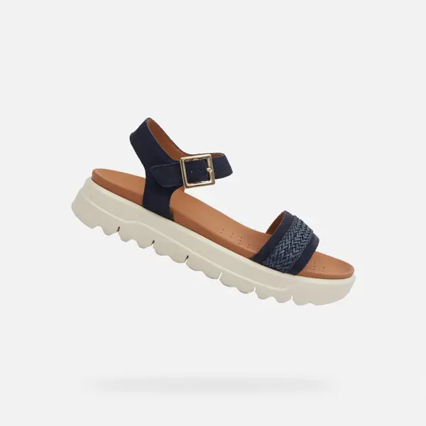 GEOX Dark blue women's sandals Geox Xand 2.1 S - Women's