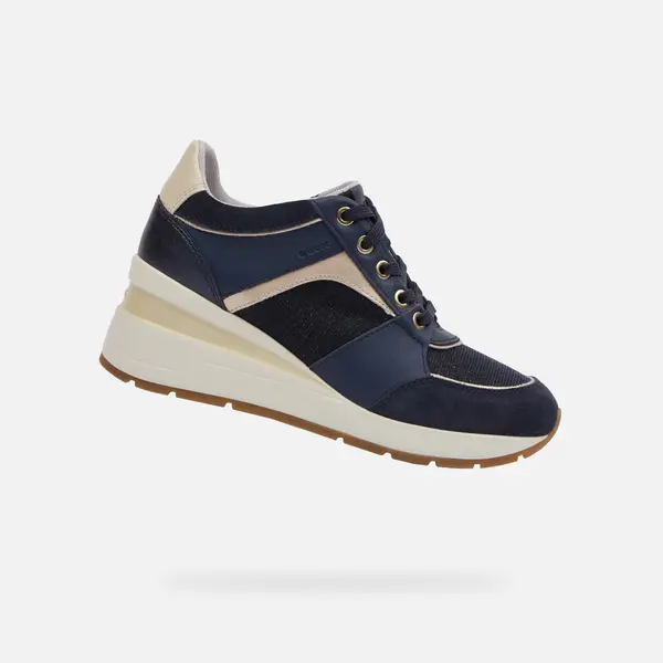 GEOX Dark blue women's sneakers Geox Zosma - Women's