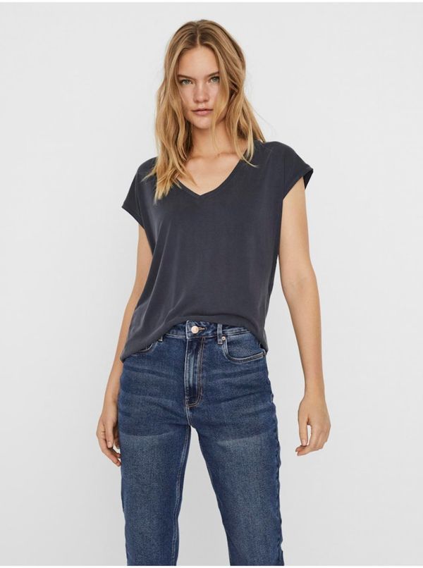 Vero Moda Dark blue women's T-shirt Vero Moda Filli - Women's