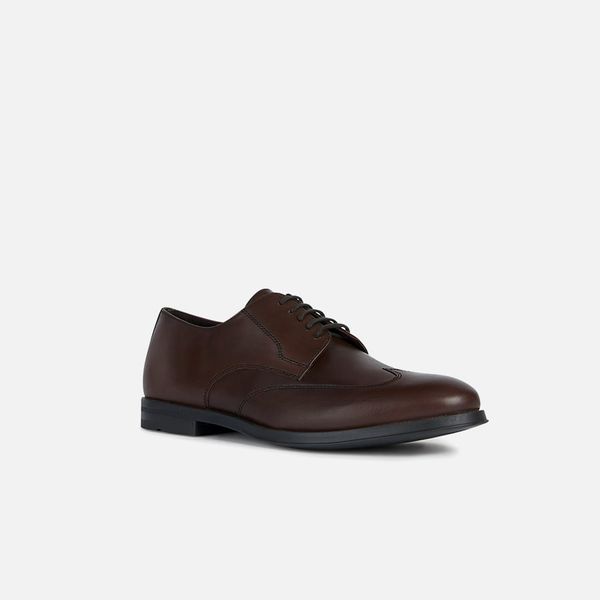 GEOX Dark brown men's formal shoes Geox Decio - Men's