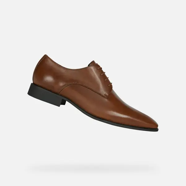 GEOX Dark brown men's formal shoes Geox High Life - Men