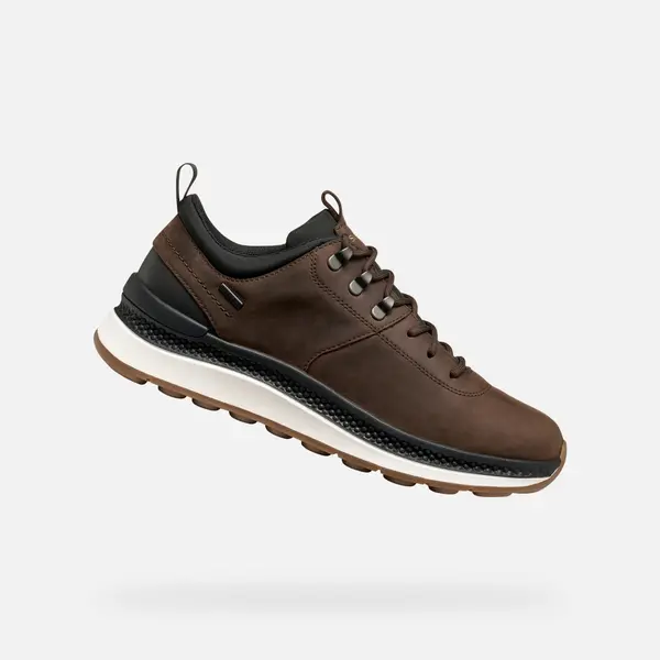 GEOX Dark brown men's sneakers Geox Spherica Actif X2 - Men's