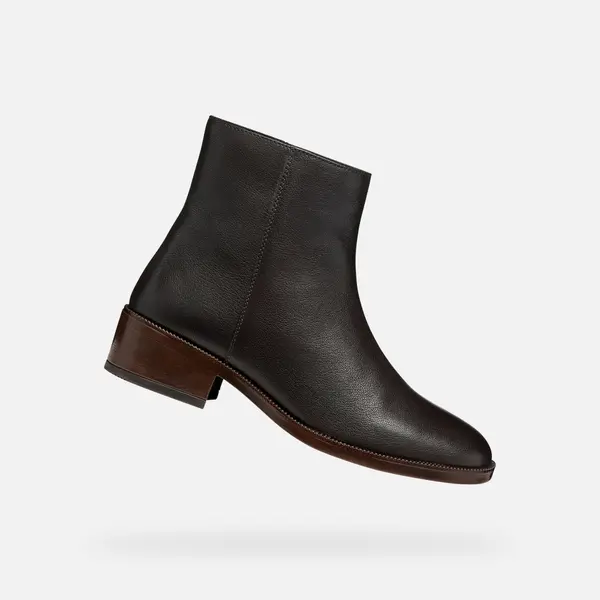 GEOX Dark Brown Women's Ankle Boots Geox Camexia - Ladies
