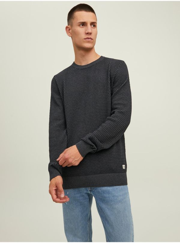 Jack & Jones Dark gray men's sweater Jack & Jones Atlas - Men