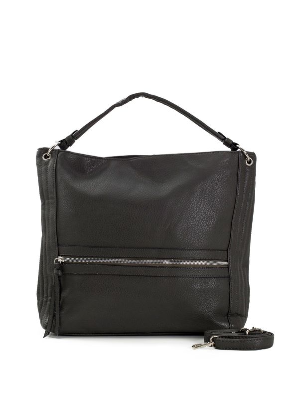Fashionhunters Dark gray women's bag with handle