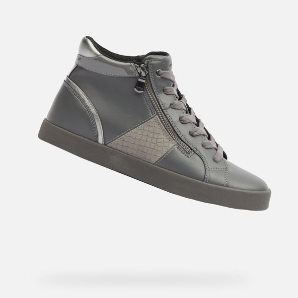 GEOX Dark gray women's sneakers Geox Blomiee - Women's