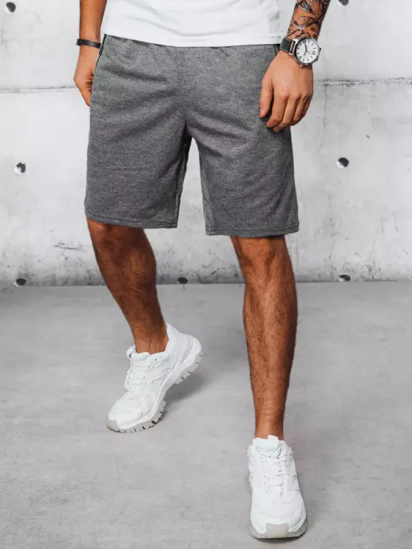 DStreet Dark Grey Men's Dstreet Tracksuit Shorts