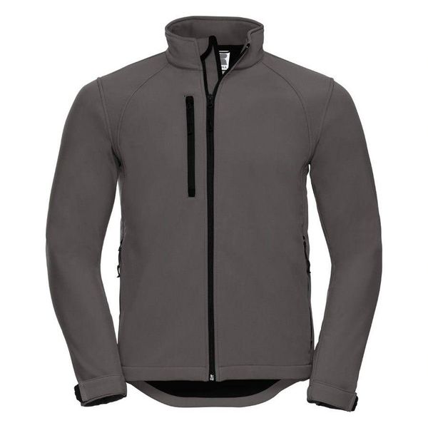 RUSSELL Dark Grey Men's Soft Shell Russell Jacket