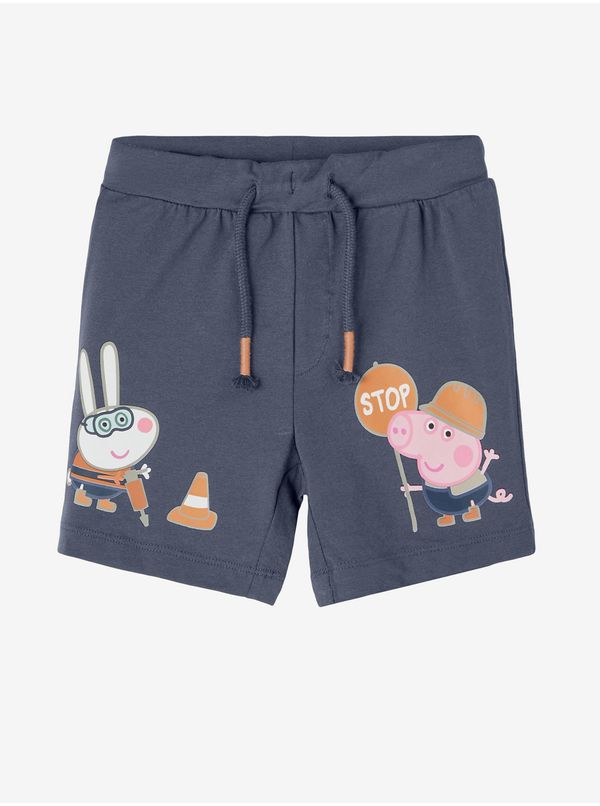 name it Dark grey patterned boys' shorts name it Marl - Boys