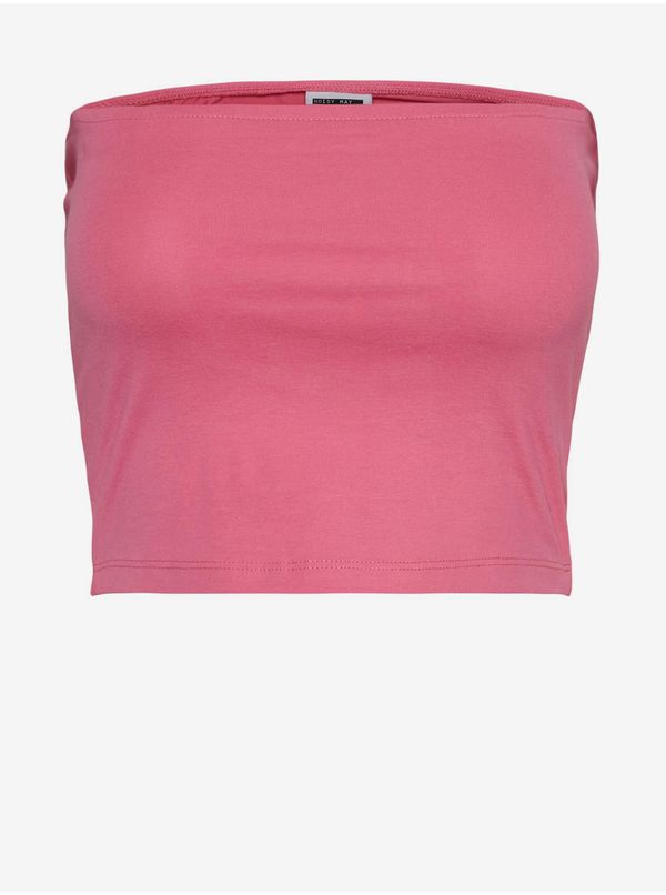 Noisy May Dark Pink Crop Top Noisy May Brandon - Women