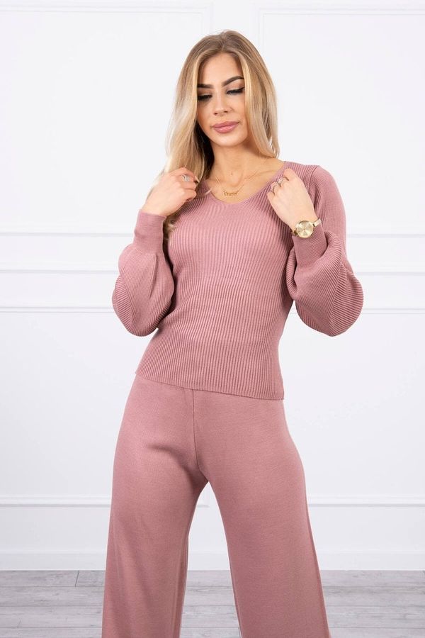 Kesi Dark pink sweater set