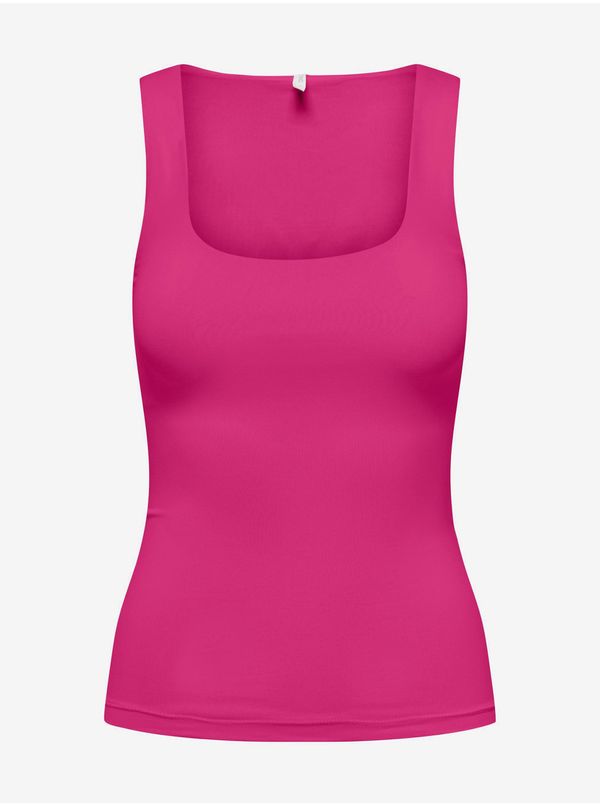 Only Dark pink women's basic tank top ONLY Ea - Women