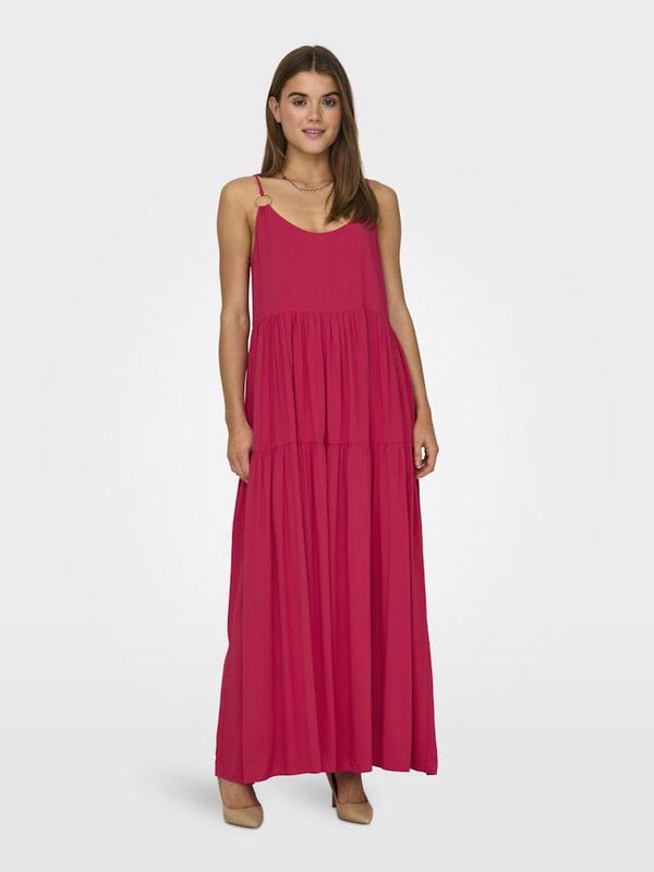 Only Dark pink women's maxi dress ONLY Sandie