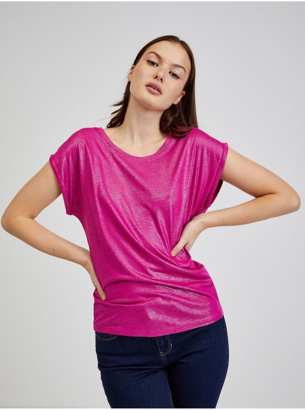 Orsay Dark pink women's T-shirt ORSAY