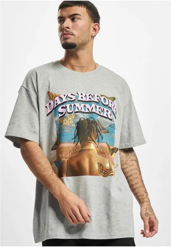 Mister Tee Days Before Summer Oversize T-shirt gray