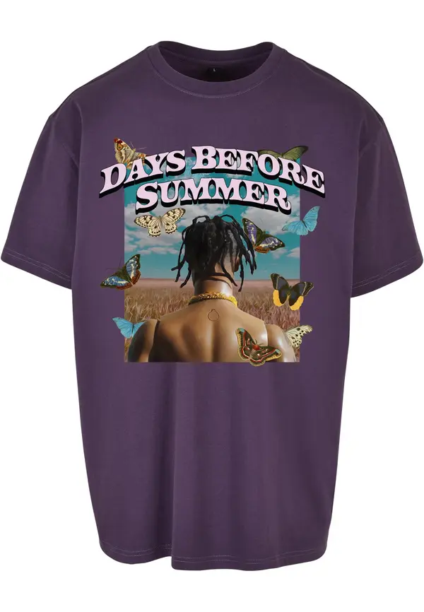 Mister Tee Days Before Summer Oversize Tee purplenight