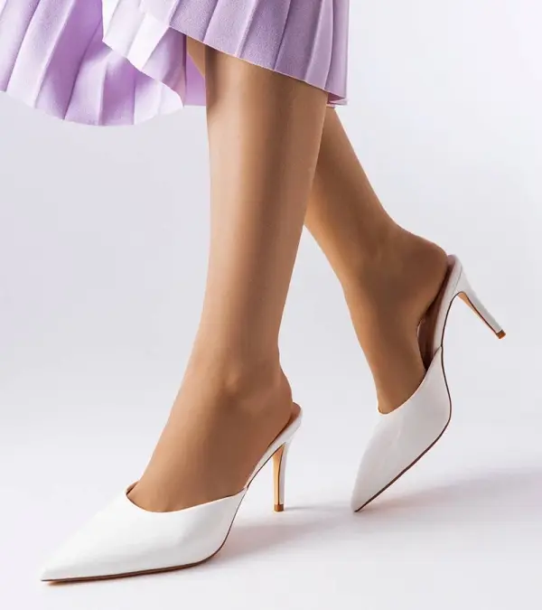 D/CEO D/CEO Orange neon Lorine stiletto pumps