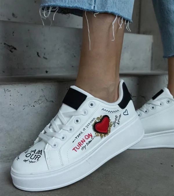 D/CEO D/CEO White trainers Justar