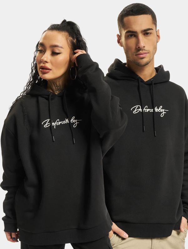 DEF DEF Definitely Embroidery Hoody Black