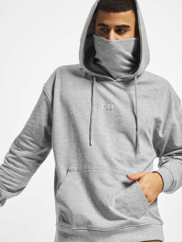 DEF DEF Hendrik Hoody Grey Melange Grey Melange