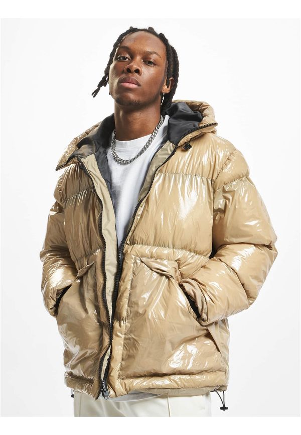 DEF DEF Shiny Pufferjacket beige