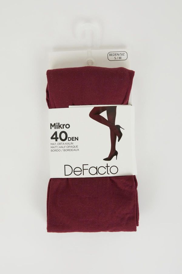 DEFACTO DEFACTO 40 Den Women's Pantyhose