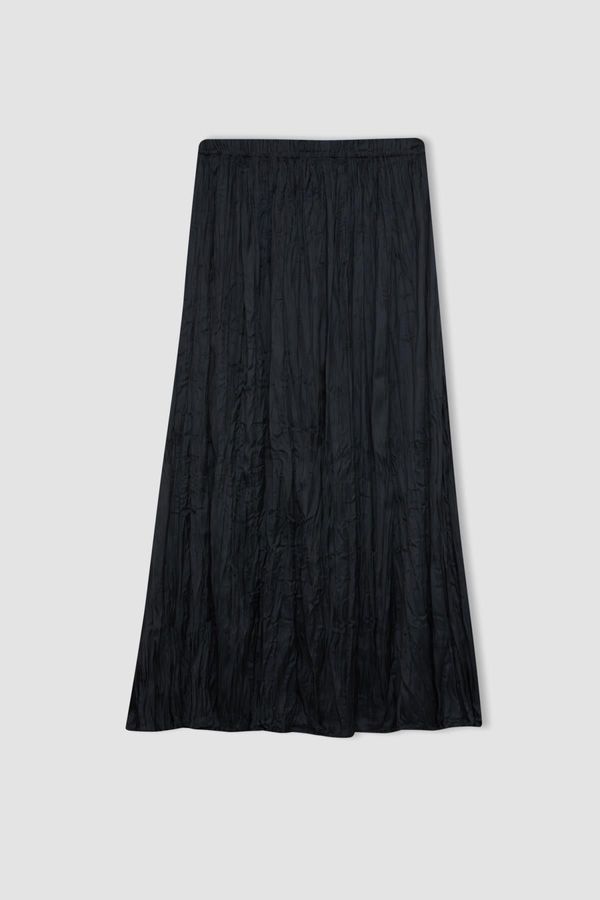 DEFACTO DEFACTO A Cut Satin Maxi Skirt