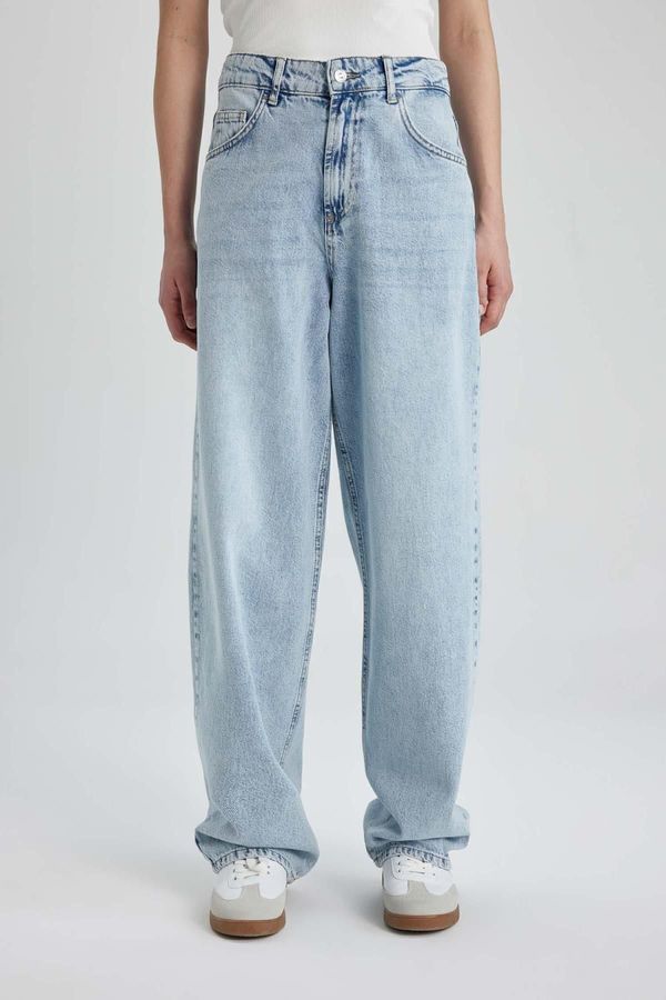 DEFACTO DEFACTO Afra X Baggy High Waist Wide Leg Long Jean Pants