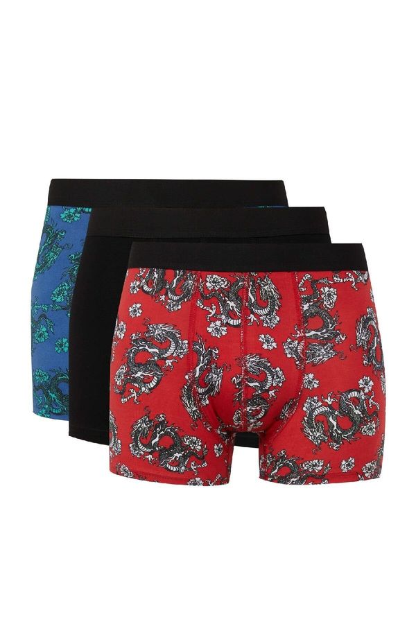 DEFACTO DEFACTO Animal Printed 3-Pack Boxer