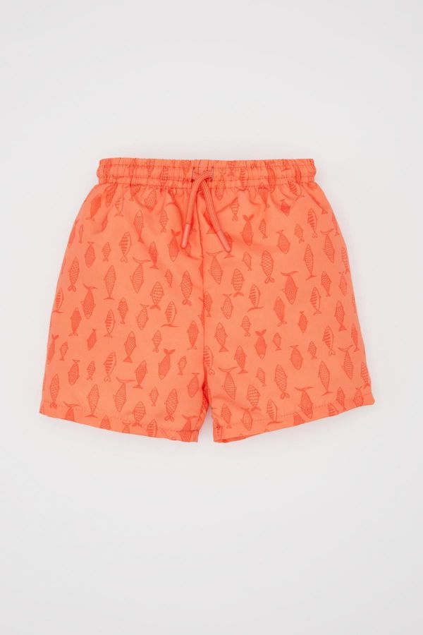 DEFACTO DEFACTO Baby Boy Fish Patterned Swim Shorts