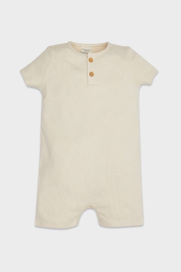 DEFACTO DEFACTO Baby Boy Newborn Ribbed Camisole Jumpsuit