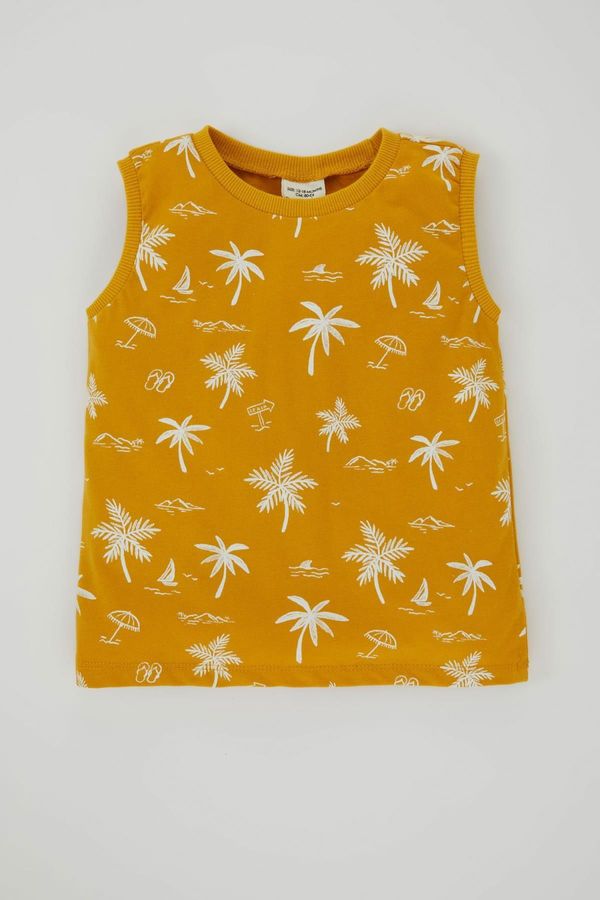 DEFACTO DEFACTO Baby Boy Palm Patterned Undershirt