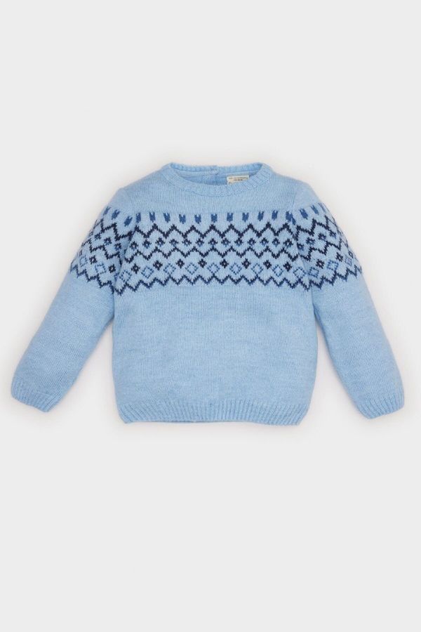 DEFACTO DEFACTO Baby Boy Regular Fit Ethnic Patterned Sweater