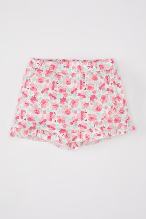 DEFACTO DEFACTO Baby Girl Floral Shorts Skirt