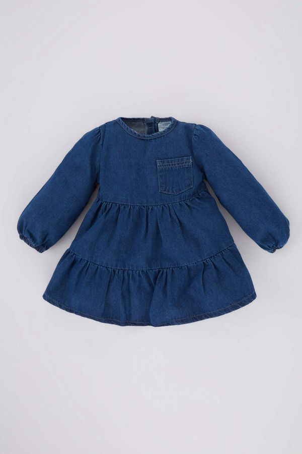 DEFACTO DEFACTO Baby Girl Long Sleeve Jean Dress