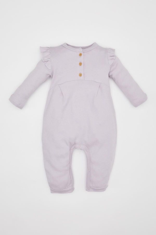 DEFACTO DEFACTO Baby Girl Newborn Long Sleeve Jumpsuit