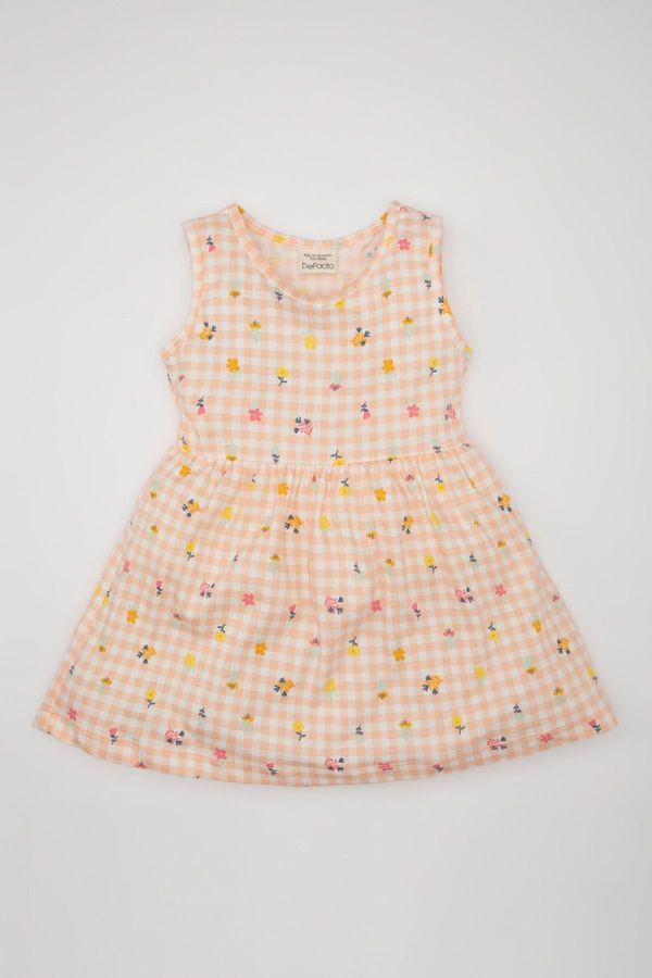 DEFACTO DEFACTO Baby Girl Printed Sleeveless Dress