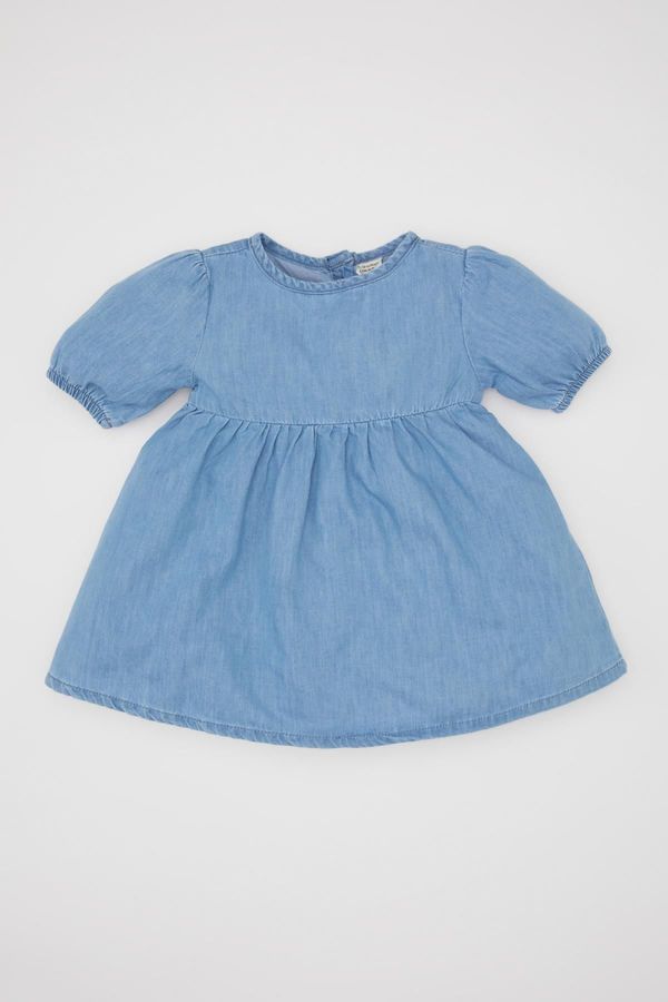 DEFACTO DEFACTO Baby Girl Short Sleeve Jean Dress