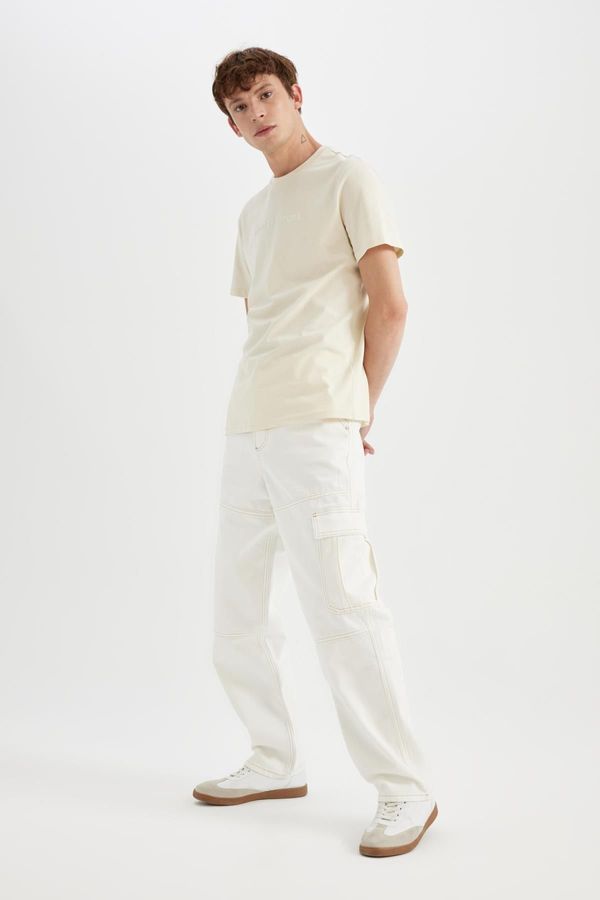 DEFACTO DEFACTO Baggy Wide Fit Normal Waist Wide Leg Jean Trousers