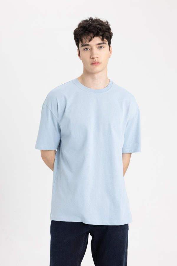 DEFACTO DEFACTO Boxy Fit Crew Neck Short Sleeve Basic T-Shirt