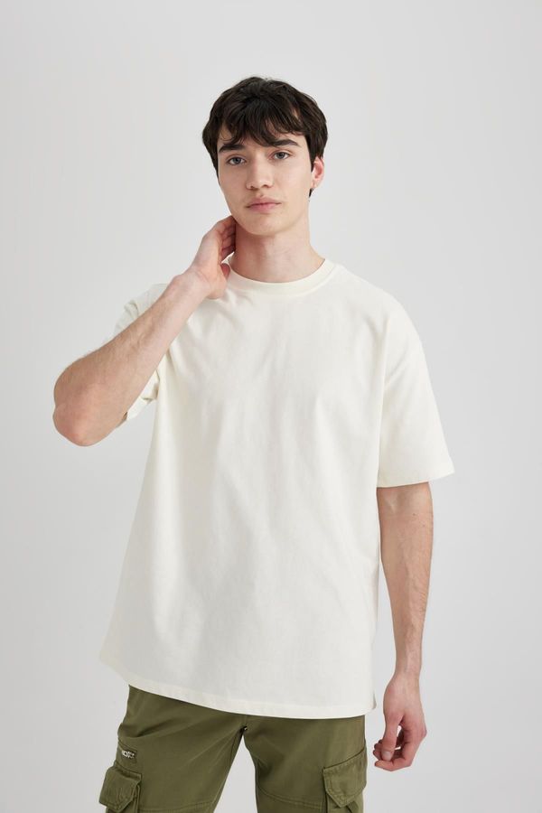DEFACTO DEFACTO Boxy Fit Crew Neck Short Sleeve T-Shirt