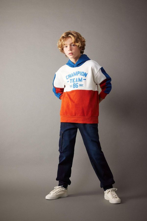 DEFACTO DEFACTO Boy Cargo Jogger Jean Pants