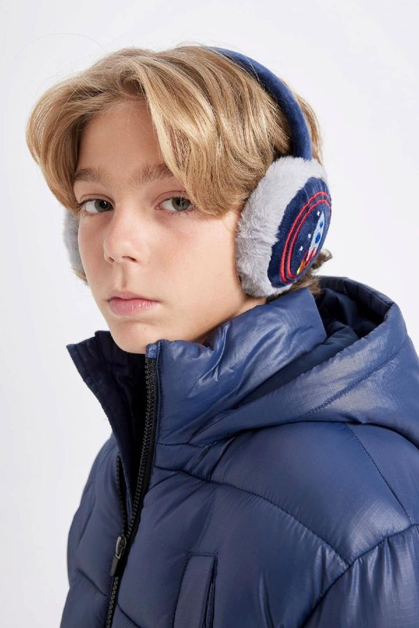 DEFACTO DEFACTO Boy Embroidered Headphones