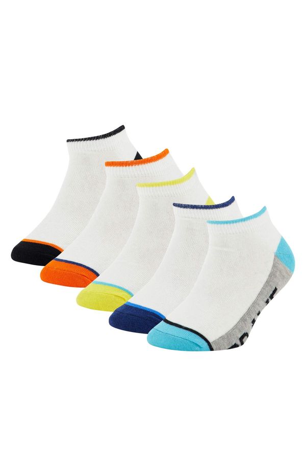 DEFACTO DEFACTO Boy Patterned 5 Pack Booties Socks