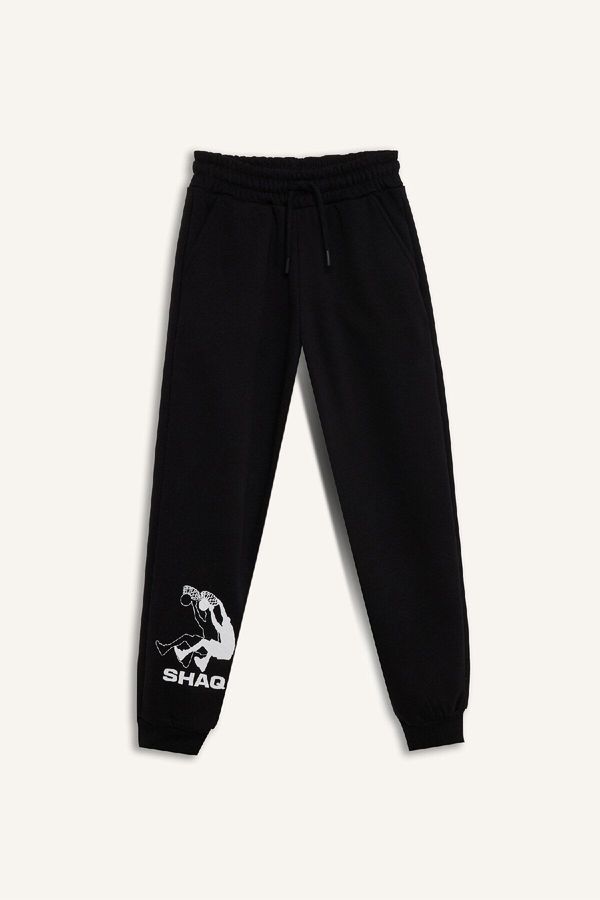 DEFACTO DEFACTO Boy Shaquille O'neal Regular Fit Elastic Waist Leg Sweatpants