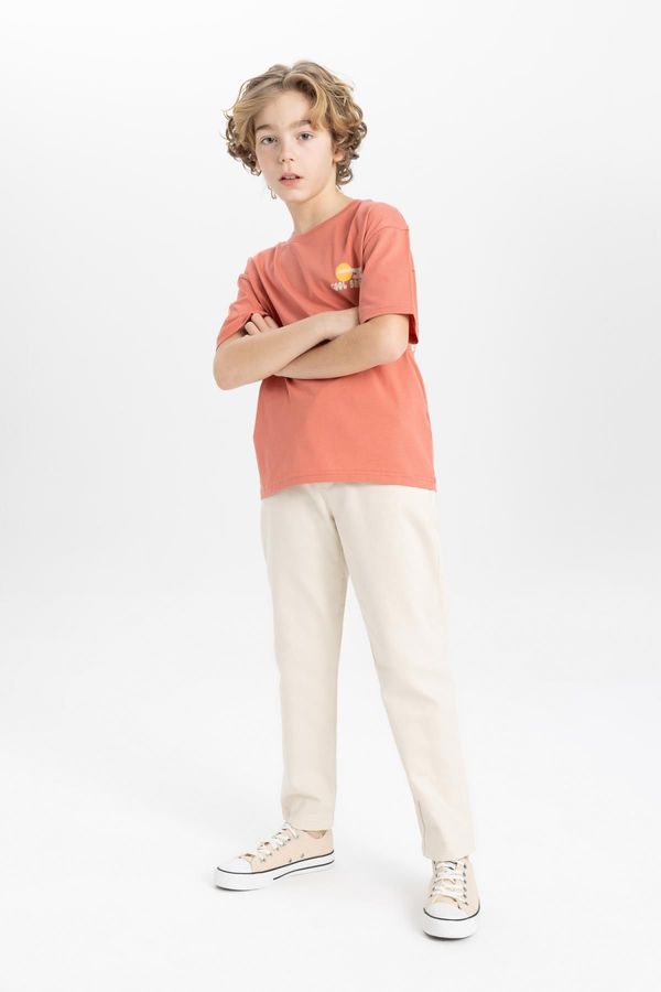 DEFACTO DEFACTO Boys' Balloon Fit Standard Cuff Twill Trousers